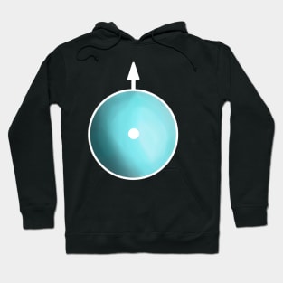 Uranus Astronomical Symbol Hoodie